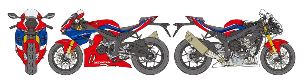 Zdjęcie dodatkowe produktu Honda CBR1000RR-R Fireblade SP 1:12 Tamiya 14138