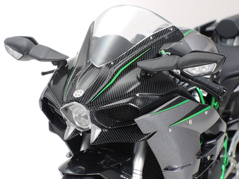 Zdjęcie dodatkowe produktu Kawasaki Ninja H2 Carbon 1:12 Tamiya 14136