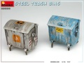 Zdjęcie dodatkowe produktu Steel Trash Bins 1:35 MiniArt 35636