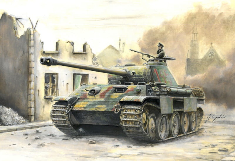 Zdjęcie dodatkowe produktu Sd.Kfz. 171 Panther Ausf. A 1:56 Italeri 15752
