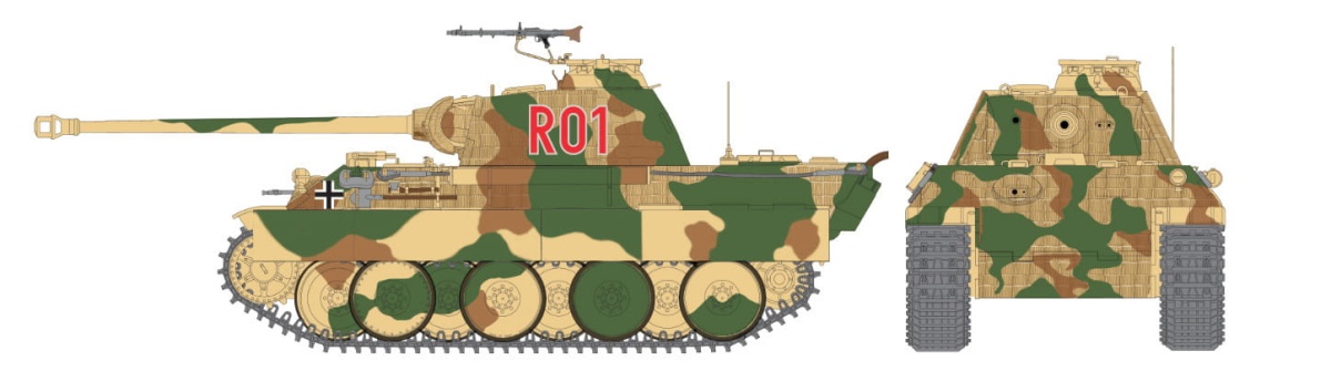 Zdjęcie dodatkowe produktu Sd.Kfz. 171 Panther Ausf. A 1:56 Italeri 15752