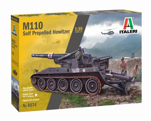 M110 (Self Propelled Howitzer) 1:35 Italeri 6574