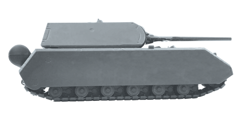 Zdjęcie dodatkowe produktu Maus - German Superheavy Tank 1:100 Zvezda 6213