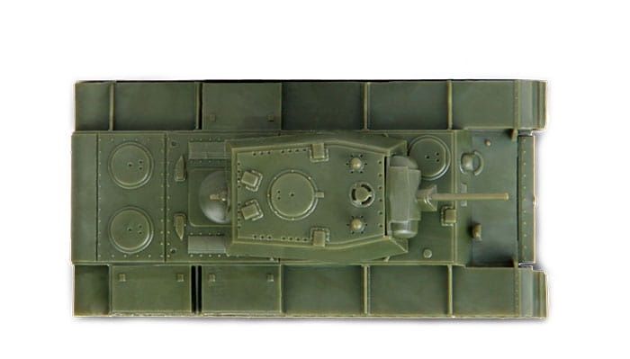 Zdjęcie dodatkowe produktu Soviet Heavy Tank mod.1941 With F-32 GUN 1:100 Zvezda 6190