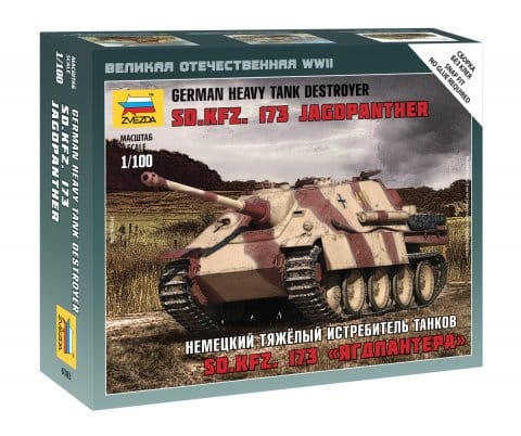 Zdjęcie główne produktu Sd.Kfz. 173 Jagdpanter 1:100 Zvezda 6183