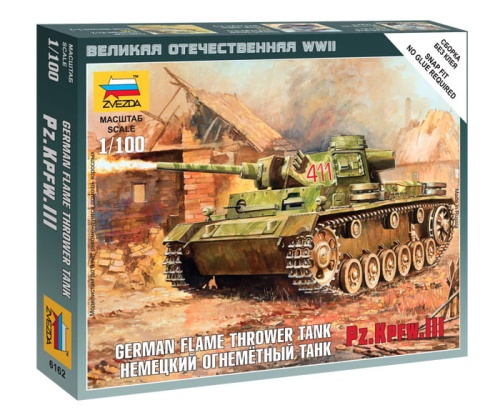 Panzerkampfwagen III 1:100 Zvezda 6162