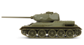 Zdjęcie dodatkowe produktu T-34/85 Soviet medium tank 1:100 Zvezda 6160