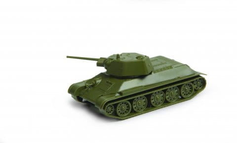Zdjęcie dodatkowe produktu T-34-76 mod.1942 Soviet Medium Tank 1:100 Zvezda 6159