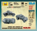 Zdjęcie dodatkowe produktu Sd.Kfz.222 Armored Car 1:100 Zvezda 6157