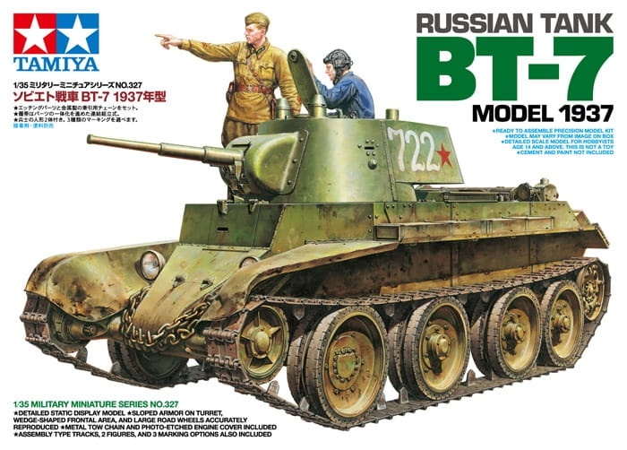 Zdjęcie główne produktu Russian BT-7 Model 1937 1:35 Tamiya 35327