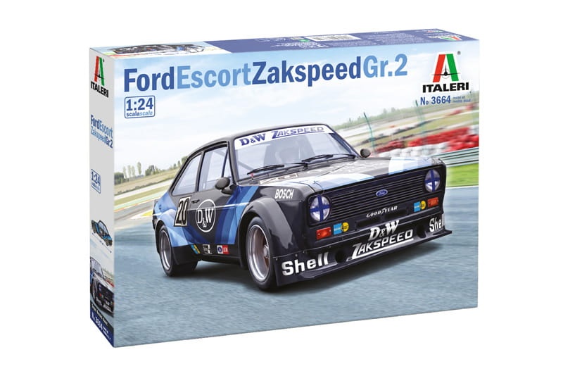 Zdjęcie główne produktu Ford Escort Zakspeed Gr.2 1:24 Italeri 3664