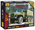 Zdjęcie główne produktu Ural Soviet army truck 1:100 Zvezda 7417