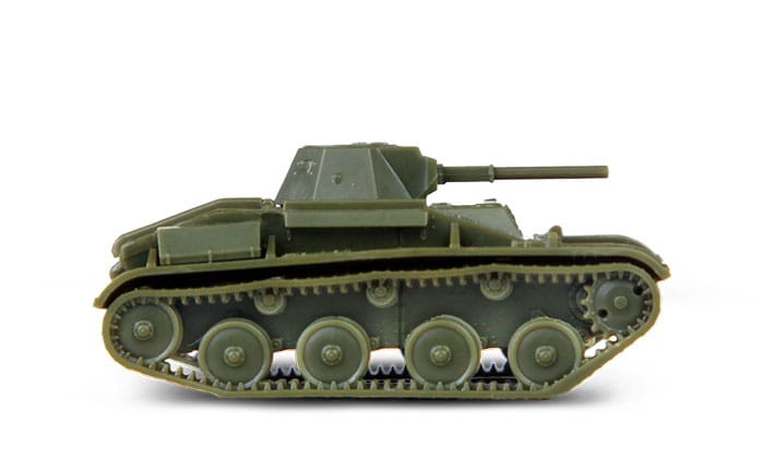 Zdjęcie dodatkowe produktu T-60 Soviet Light Tank 1:100 Zvezda 6258