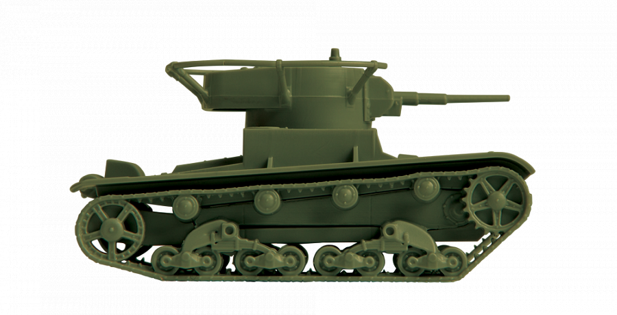 Zdjęcie dodatkowe produktu T-26 Soviet light tank 1:100 Zvezda 6246
