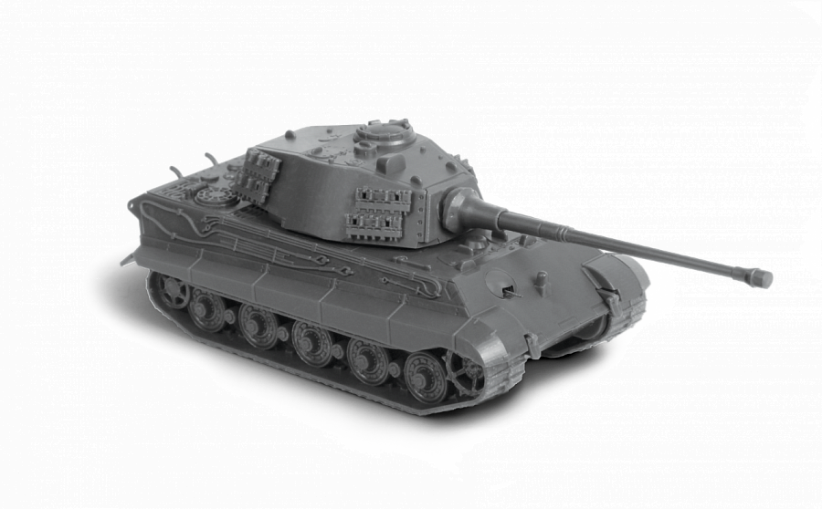 Zdjęcie dodatkowe produktu King Tiger Ausf. B German heavy tank 1:100 Zvezda 6204