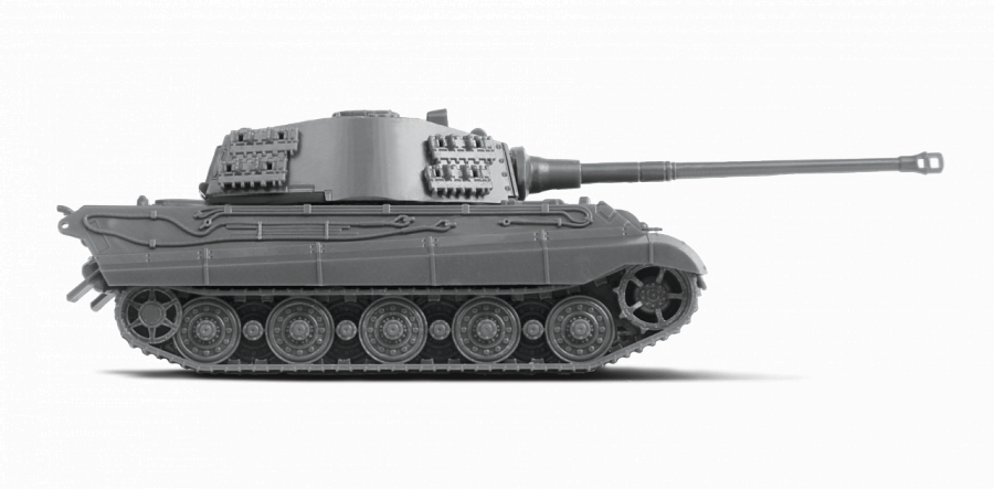 Zdjęcie dodatkowe produktu King Tiger Ausf. B German heavy tank 1:100 Zvezda 6204
