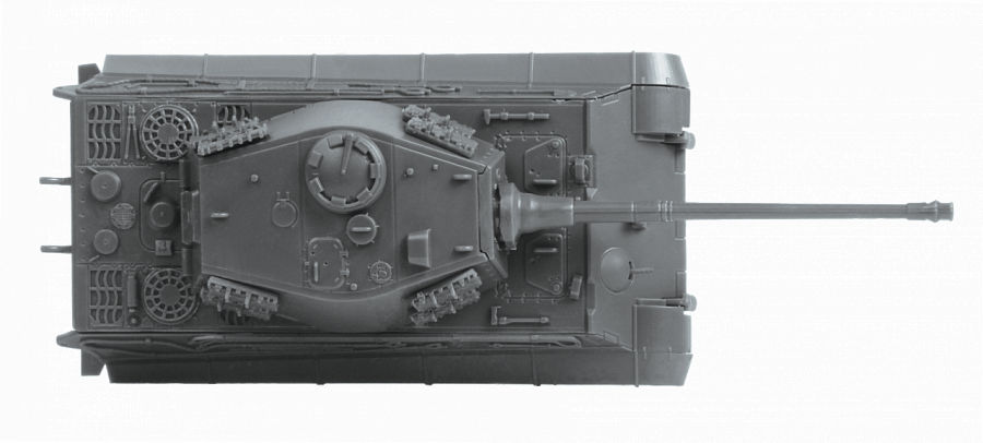 Zdjęcie dodatkowe produktu King Tiger Ausf. B German heavy tank 1:100 Zvezda 6204