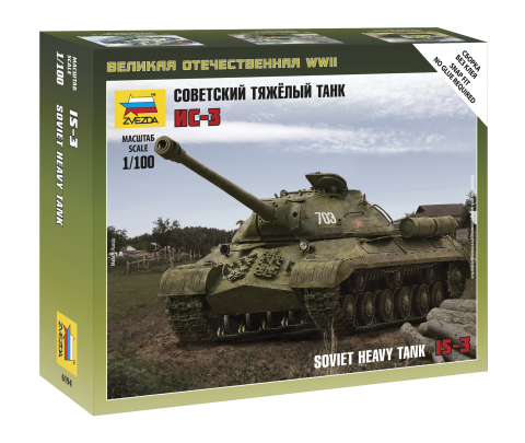 IS-3 Soviet Heavy Tank 1:100 Zvezda 6194