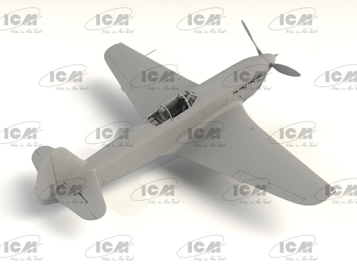 Zdjęcie dodatkowe produktu Yak-9T (WWII Soviet fighter) 1:32 ICM 32090