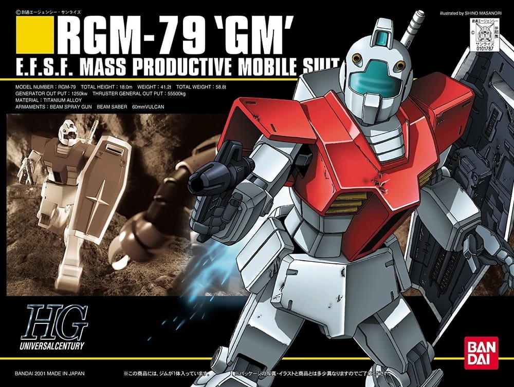 Zdjęcie główne produktu Gunpla RGM-79 GM HGUC 1:144