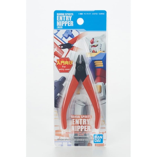 Gunpla Bandai Entry Nipper Red modeling pliers