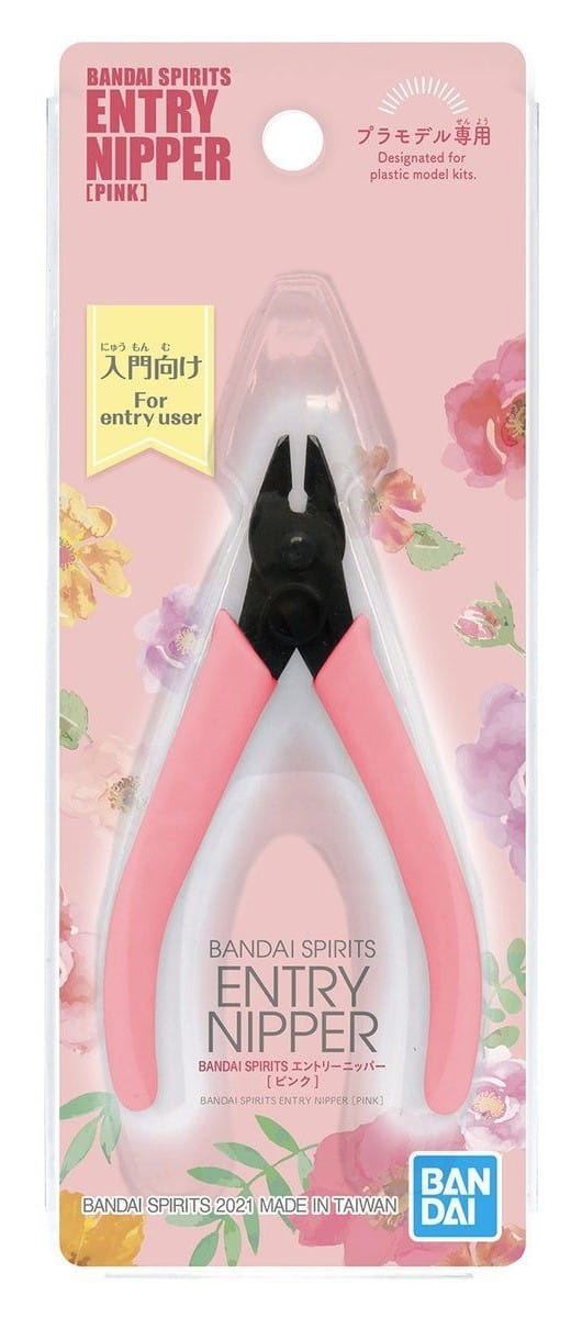 Zdjęcie główne produktu Cążki modelarskie Bandai Spirits Entry Nipper Pink Różowe