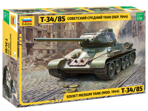 Zdjęcie główne produktu T-34/85 Soviet tank 1:35 Zvezda 3687