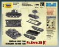 Zdjęcie dodatkowe produktu PzKpfw 38(t) 1:100 Zvezda 6130
