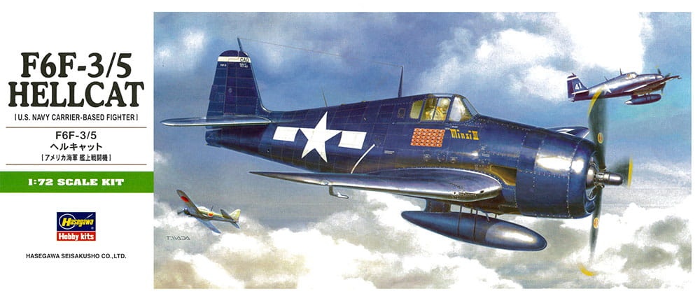 Zdjęcie główne produktu F6F-3/5 Hellcat 1:72 Hasegawa B11