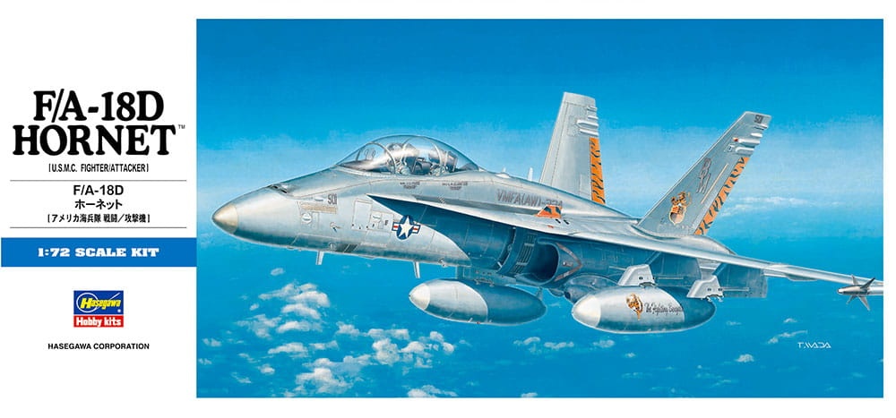 Zdjęcie główne produktu F/A-18D Hornet 1:72 Hasegawa D9