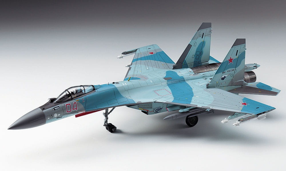 Zdjęcie dodatkowe produktu Su-35S Flanker 1:72 Hasegawa E44