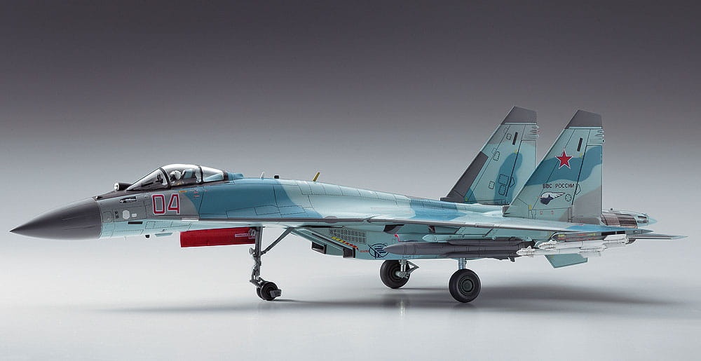 Zdjęcie dodatkowe produktu Su-35S Flanker 1:72 Hasegawa E44