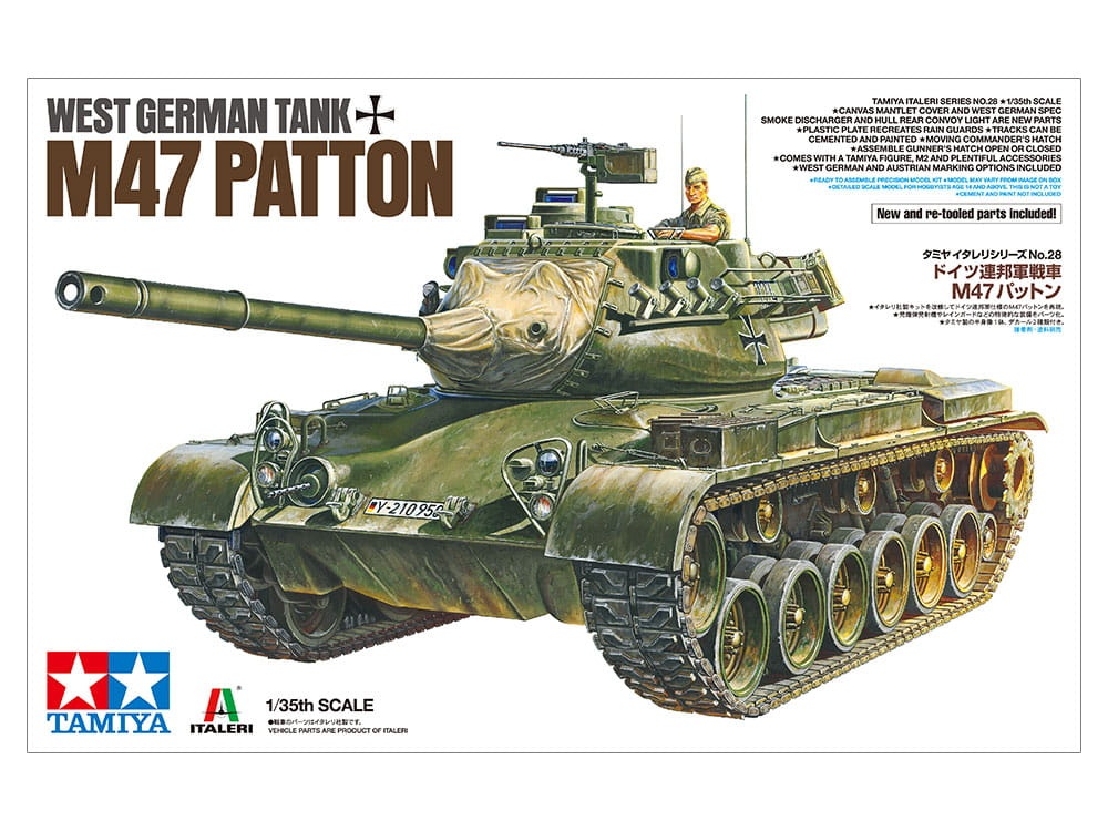 Zdjęcie główne produktu M47 Patton (West German Tank) 1:35 Tamiya 37028