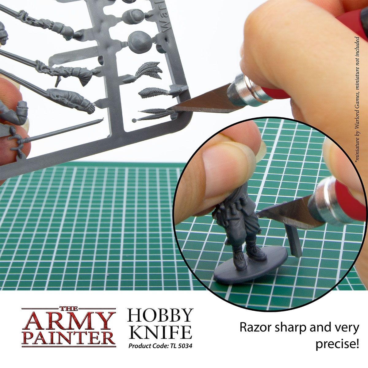 Zdjęcie dodatkowe produktu Nóż modelarski, skalpel + 5 zapasowych ostrzy The Army Painter
