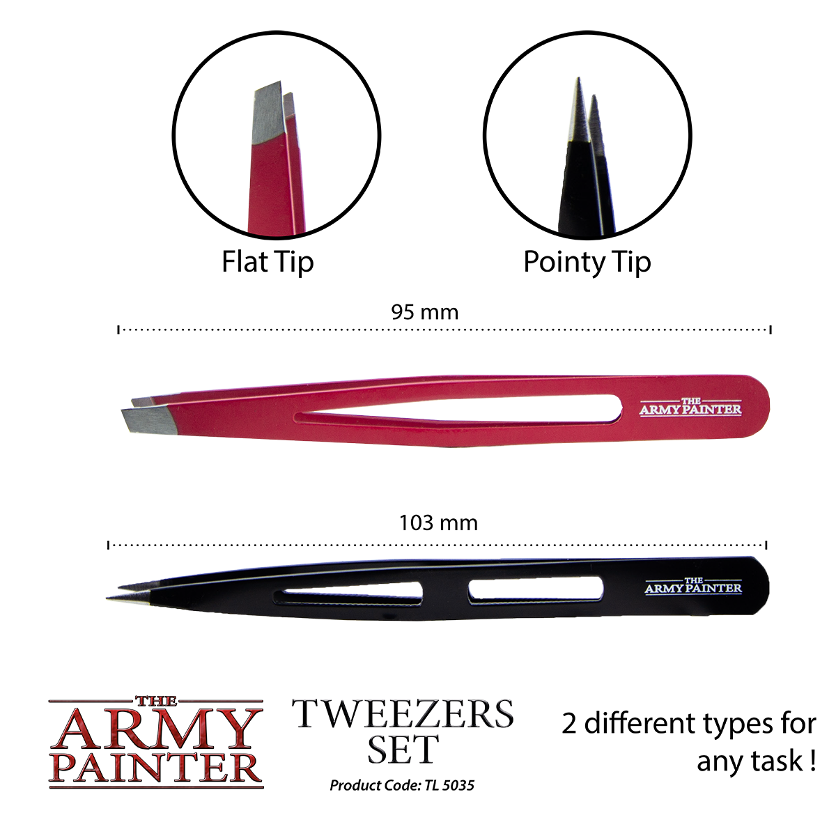 Zdjęcie dodatkowe produktu Zestaw pęset (2szt.) The Army Painter