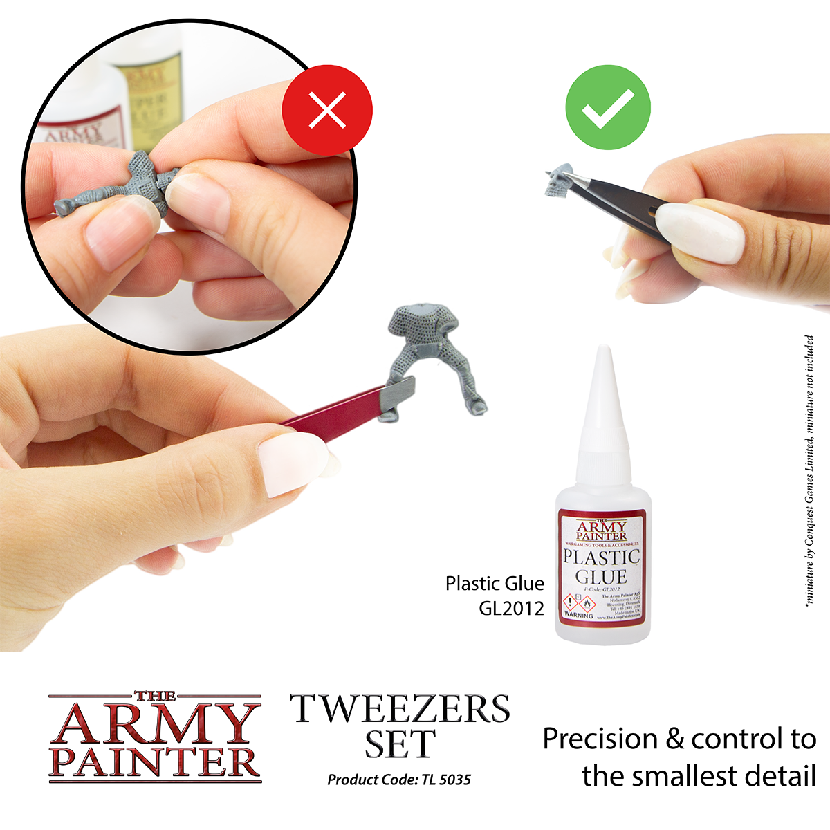 Zdjęcie dodatkowe produktu Zestaw pęset (2szt.) The Army Painter