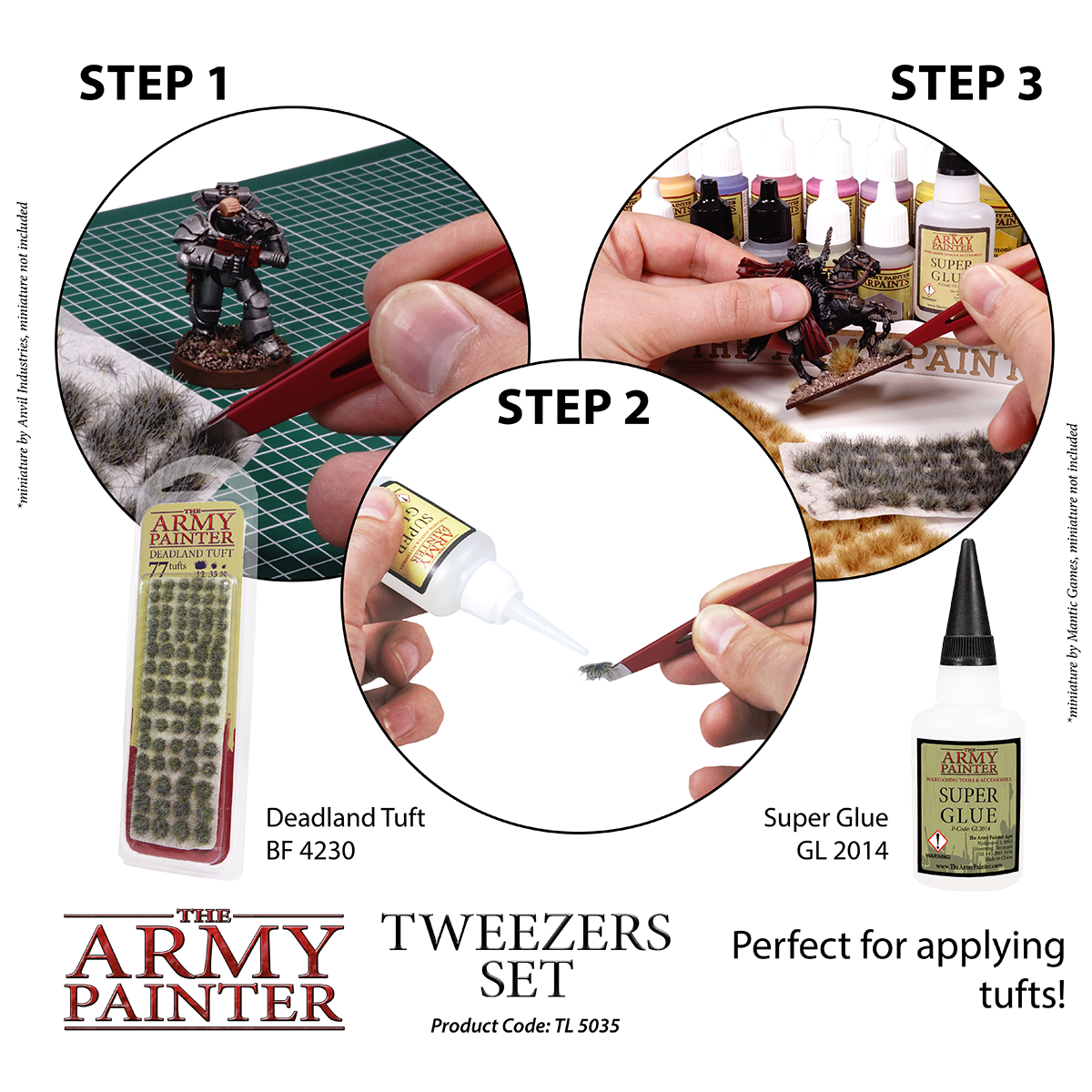 Zdjęcie dodatkowe produktu Zestaw pęset (2szt.) The Army Painter