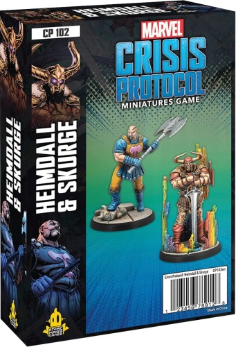 Heimdall and Skurge (Marvel: Crisis Protocol) game figures