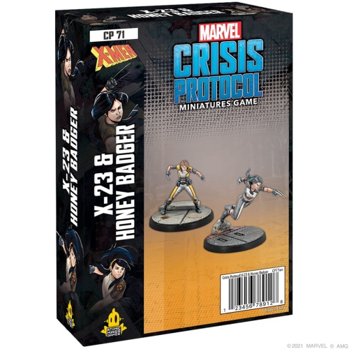 X-23 and Honey Badger (Marvel: Crisis Protocol) action figures