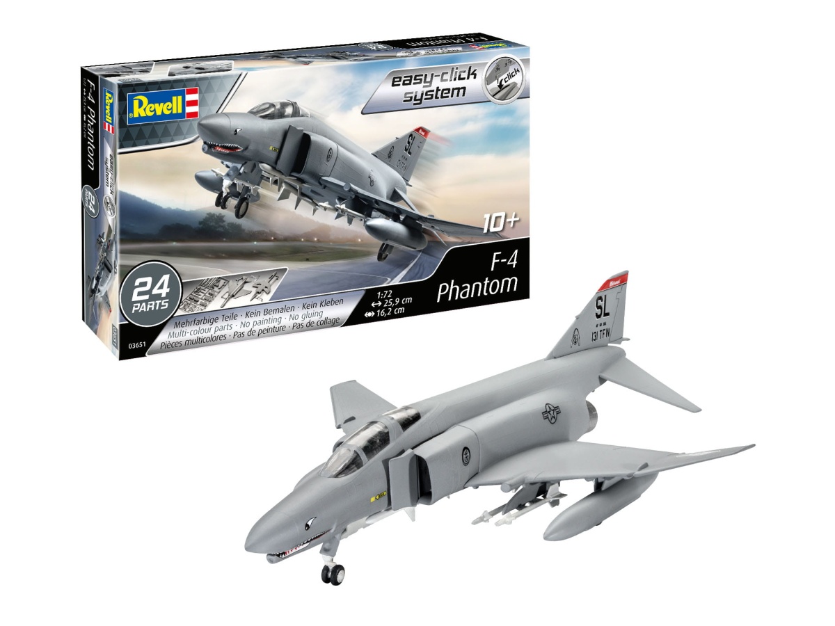 Zdjęcie główne produktu F-4E Phantom (Easy click) 1:72 Revell 03651