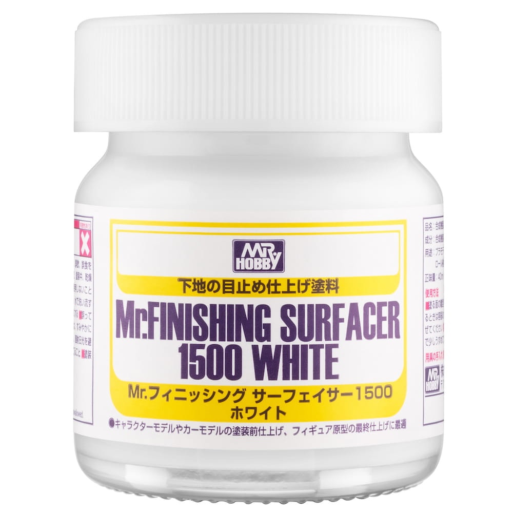 Zdjęcie główne produktu Mr. Hobby SF-291 Mr.Finishing Surfacer 1500 White 40ml podkład biały SF291