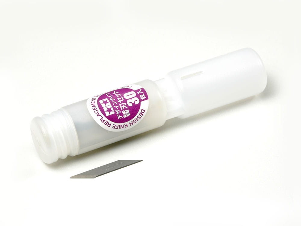 Zdjęcie główne produktu Zapasowe ostrza do Tamiya Design Knife (30szt.) 74074